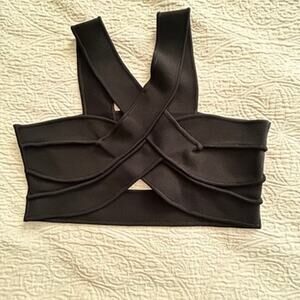 Issa london, bandage top, cropped tank, bodycon size large